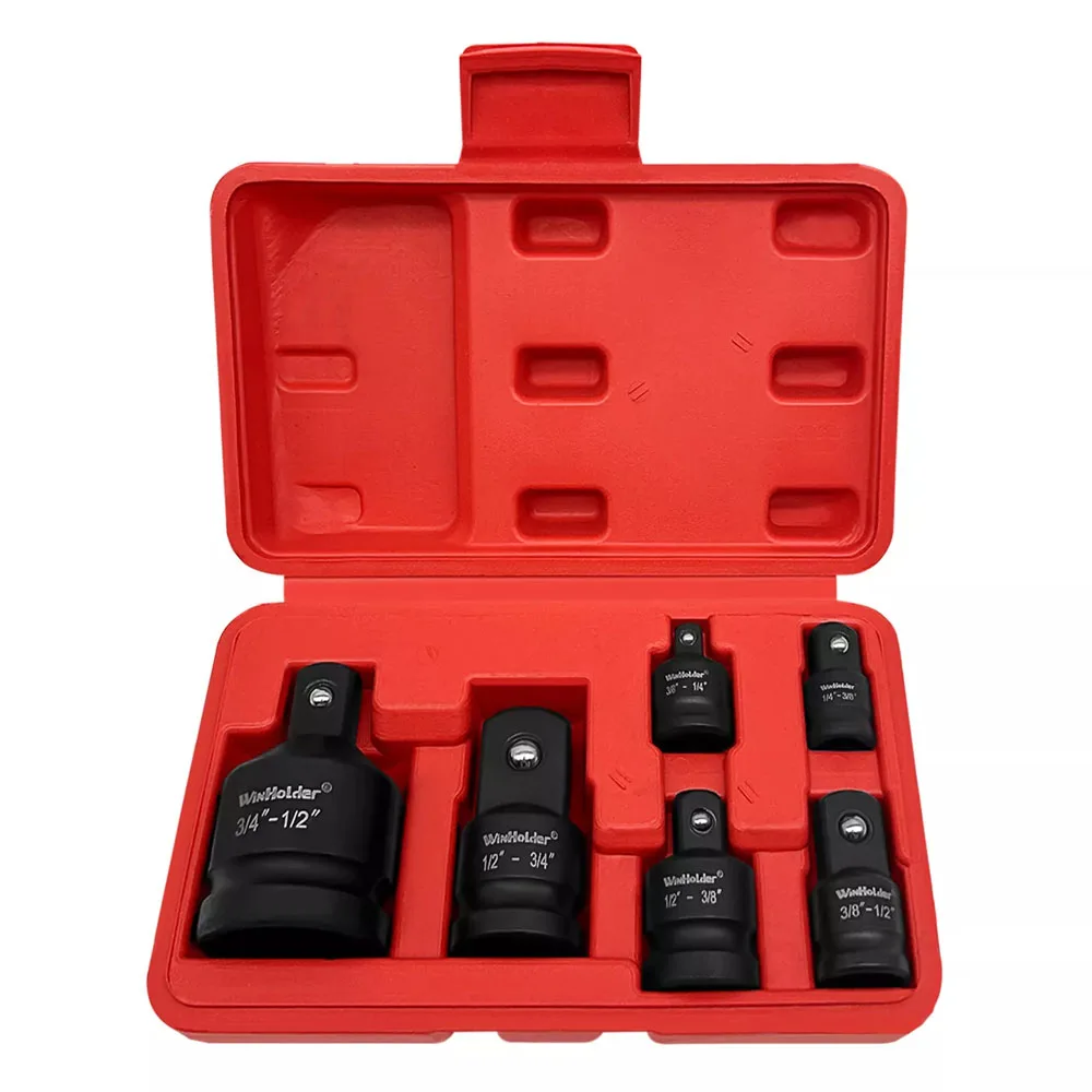 Набор переходников для гаечных ключей, 6 шт., хромованадиевая сталь
Набор переходников для гаечных ключей, 6 шт., хромованадиевая сталь