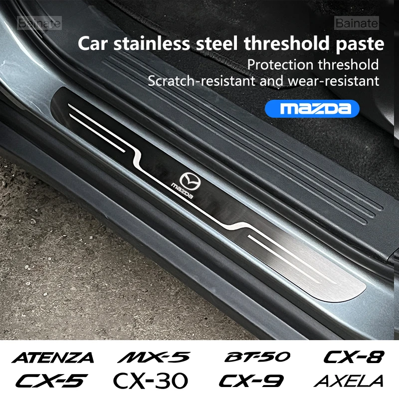 Автомобильная накладка на порог из нержавеющей стали для MAZDA 3 6 CX-5 CX-5 CX-8 CX-9 CX-30 Atenza Axela MPS Skyactiv 2025 Автомобильные аксессуары
Автомобильная накладка на порог из нержавеющей стали для MAZDA 3 6 CX-5 CX-5 CX-8 CX-9 CX-30 Atenza Axela MPS Skyactiv 2025 Автомобильные аксессуары