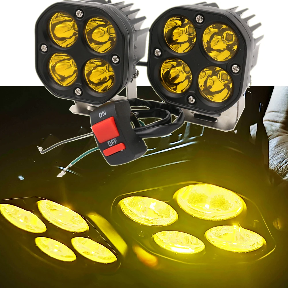 Motorcycle Led Work Light12V 24V for Car Yellow Fog Lamp 4x4 Off Road Motorcycle Tractors Driving Lights White Square Spotlight
Motorcycle Led Work Light12V 24V for Car Yellow Fog Lamp 4x4 Off Road Motorcycle Tractors Driving Lights White Square Spotlight