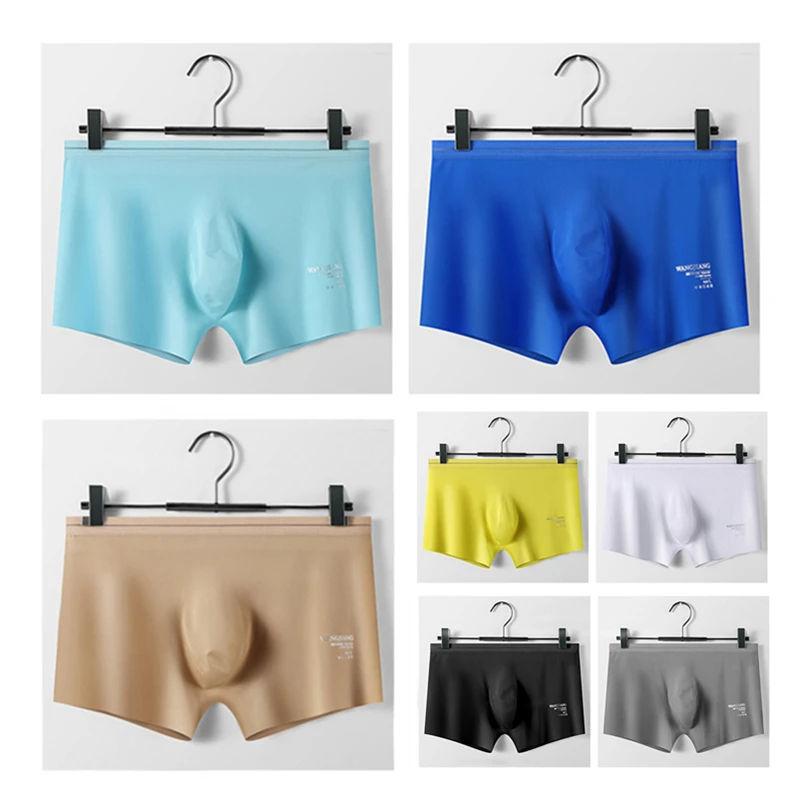 New Ultra-Thin Sexy Men's Boxer Short Ice Silk Men Underwear Male Seamless Boxer Underwears Comfort Breathable Panties Plus Size
New Ultra-Thin Sexy Men's Boxer Short Ice Silk Men Underwear Male Seamless Boxer Underwears Comfort Breathable Panties Plus Size