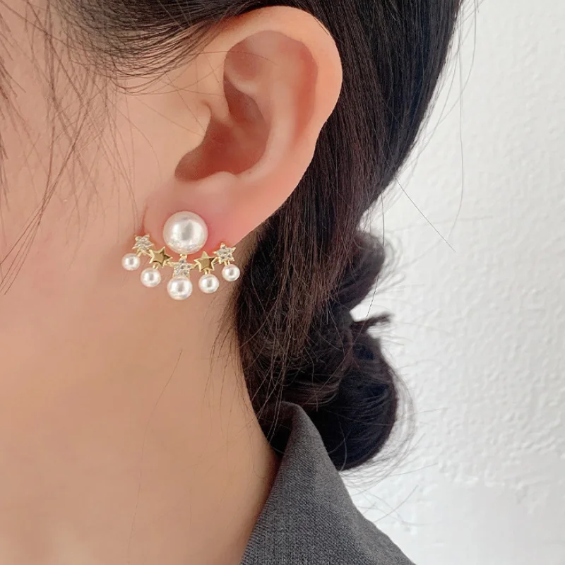 Personality Creative T Shape Star Pearl Small Stud Earrings For Women Wedding Engagement Gold Earring Party Birthday Gift
Personality Creative T Shape Star Pearl Small Stud Earrings For Women Wedding Engagement Gold Earring Party Birthday Gift