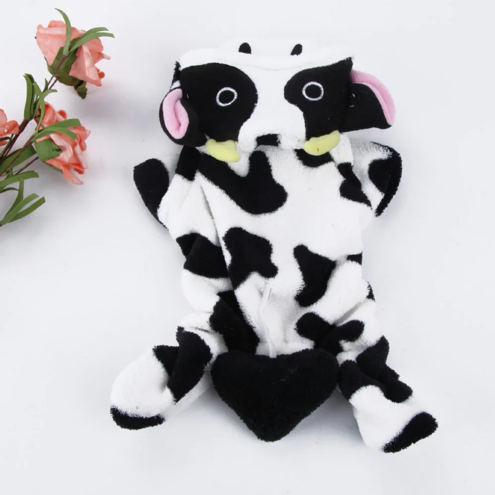 New Pet Dog Cat Warm Coat Cow Costume Hoodie Apparel Pullover Winter Clothes Cat Clothes Jumpsuits Cow shipping pet clothes
New Pet Dog Cat Warm Coat Cow Costume Hoodie Apparel Pullover Winter Clothes Cat Clothes Jumpsuits Cow shipping pet clothes