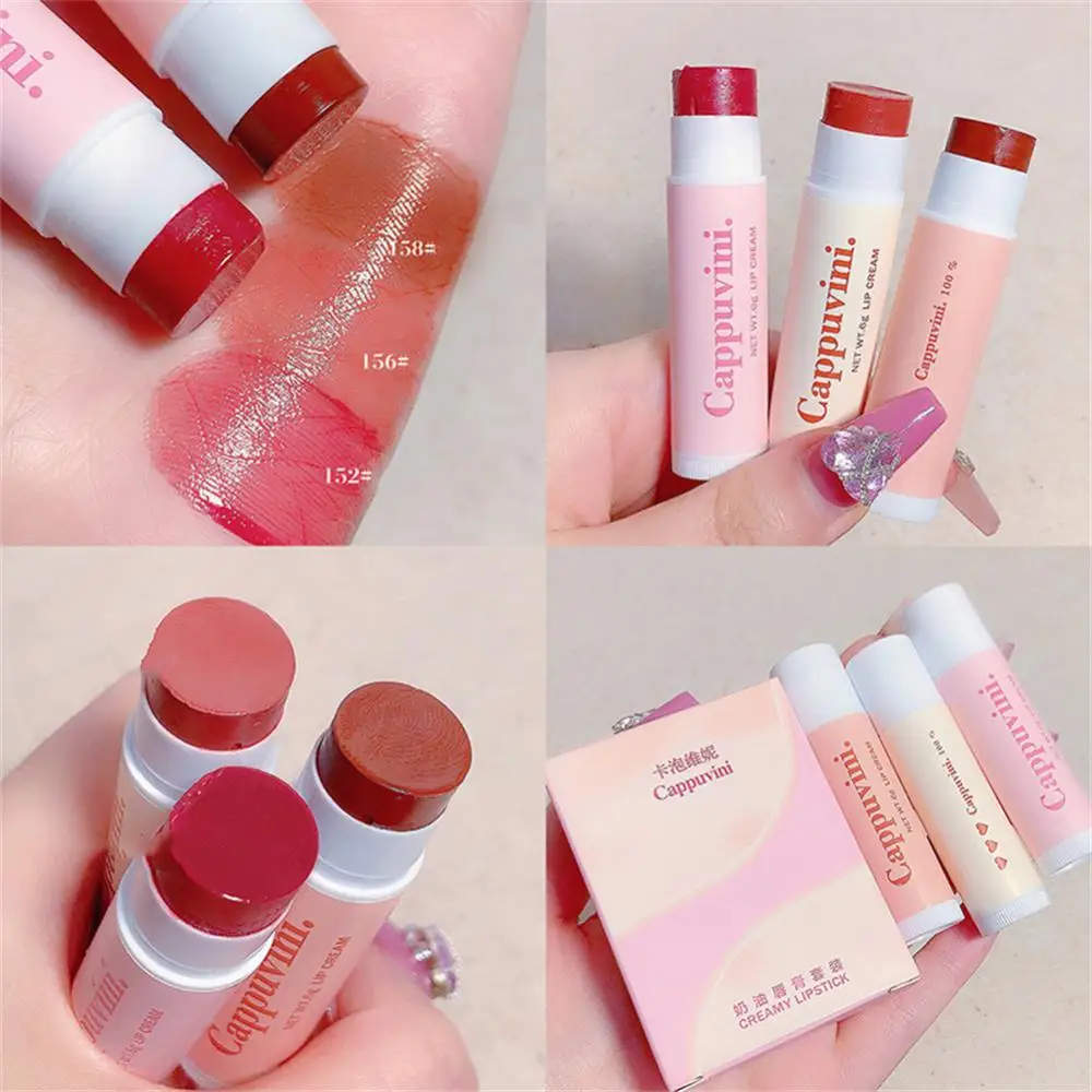 Cappuvini lipstick Moisturizes Whitens Moisturizes Color Jelly Lipstick Long-lasting color lock Waterproof Sweatproof Lip Care
Cappuvini lipstick Moisturizes Whitens Moisturizes Color Jelly Lipstick Long-lasting color lock Waterproof Sweatproof Lip Care