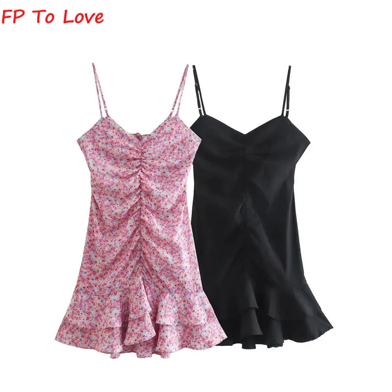 FP TO LOVE 2022 Summer Ruffle Fishtail Sling Mini Dress Women's French Irregular Fit Backless Party Dress Chic
FP TO LOVE 2022 Summer Ruffle Fishtail Sling Mini Dress Women's French Irregular Fit Backless Party Dress Chic