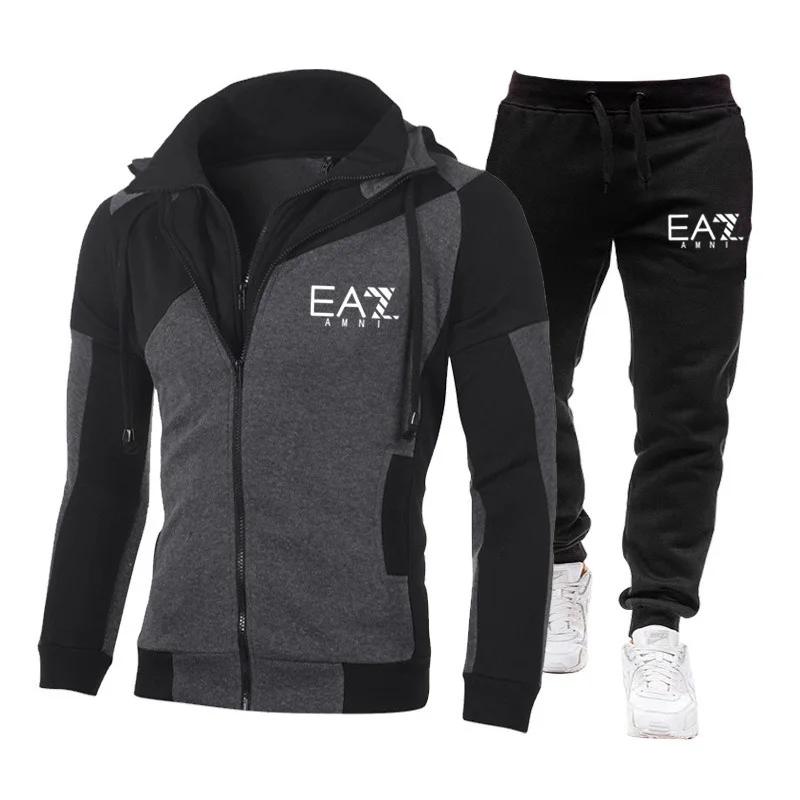 Autumn/Winter Men Brand Tracksuit Suit Zipper Hoodie+Pants 2-Piece Casual Fitness Jogging Sportswear Suit Men's Clothing M-3XL
Autumn/Winter Men Brand Tracksuit Suit Zipper Hoodie+Pants 2-Piece Casual Fitness Jogging Sportswear Suit Men's Clothing M-3XL