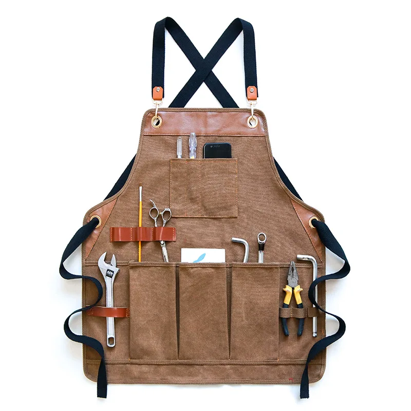 Denim canvas apron work florist carpenter gardening handmade men's and women's work clothes painting Cooking Apron
Denim canvas apron work florist carpenter gardening handmade men's and women's work clothes painting Cooking Apron
