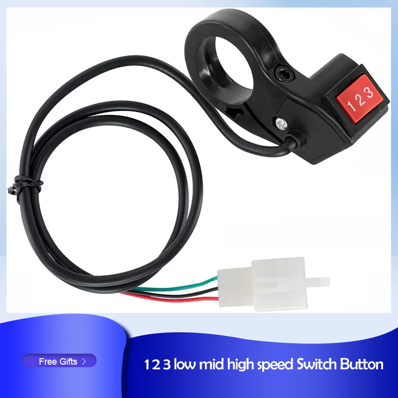 Electric Bicycle Three Speed Rocker Switch 3 Gears Switch Button E-bike Scooter Handlebar Mounted Universal E-bike Accessory
Electric Bicycle Three Speed Rocker Switch 3 Gears Switch Button E-bike Scooter Handlebar Mounted Universal E-bike Accessory