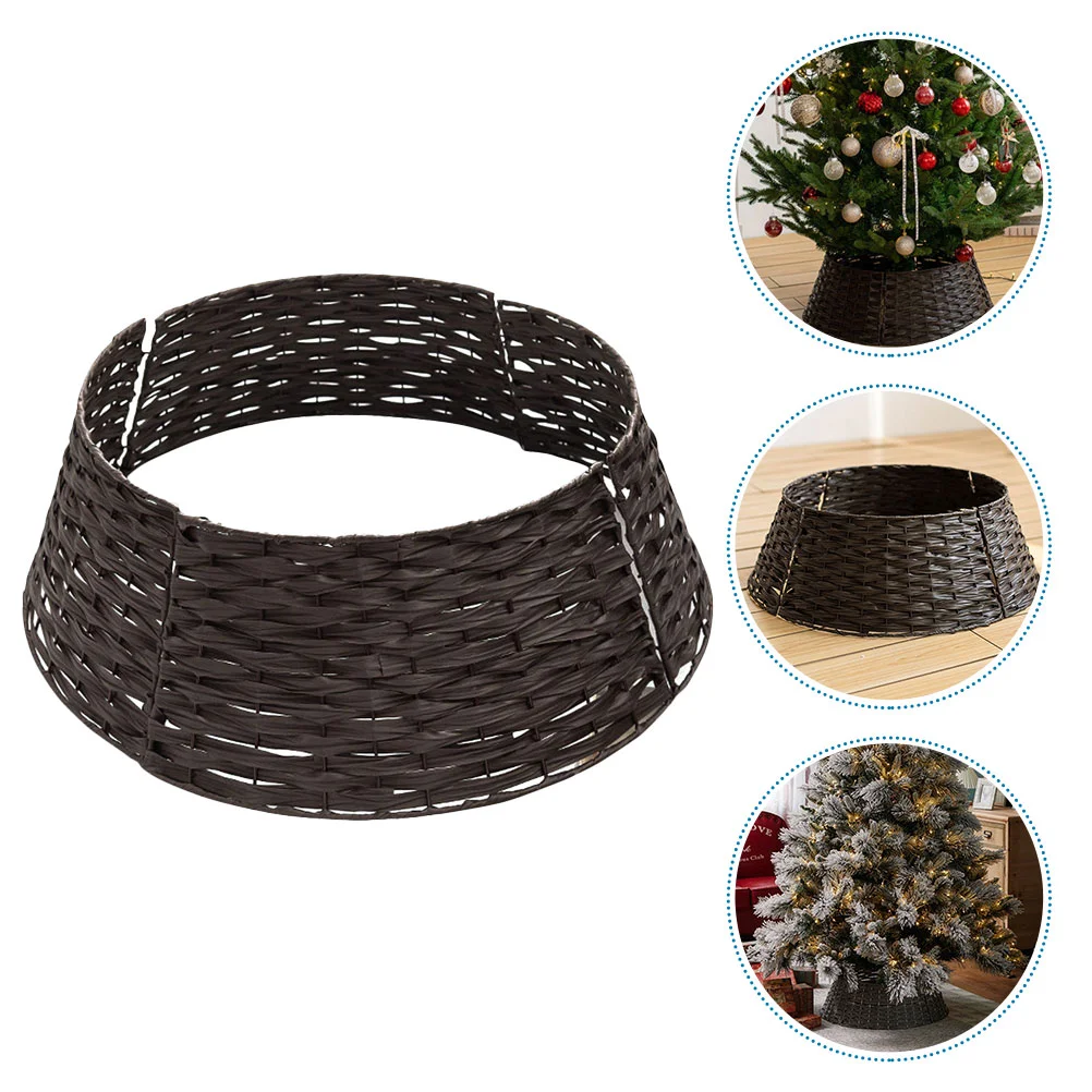 Christmas Tree Collar Skirt Rattan Wicker Xmas Tree Collar Basket Ring Base Stand Cover Tree Ring Decoration
Christmas Tree Collar Skirt Rattan Wicker Xmas Tree Collar Basket Ring Base Stand Cover Tree Ring Decoration