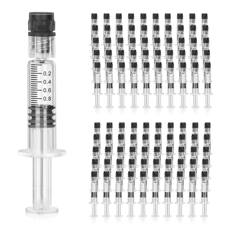 1Ml Glass Syringe 100Pcs Of Borosilicate Reusable Heat-Resistant Tube, Suitable For Laboratory,Liquid,Needle-Free
1Ml Glass Syringe 100Pcs Of Borosilicate Reusable Heat-Resistant Tube, Suitable For Laboratory,Liquid,Needle-Free