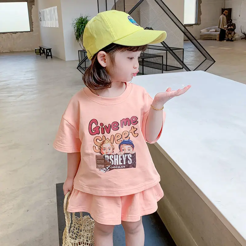 Girls' Summer Suit New Summer Baby Children's Clothing Little Girl Two-piece Suit
Girls' Summer Suit New Summer Baby Children's Clothing Little Girl Two-piece Suit