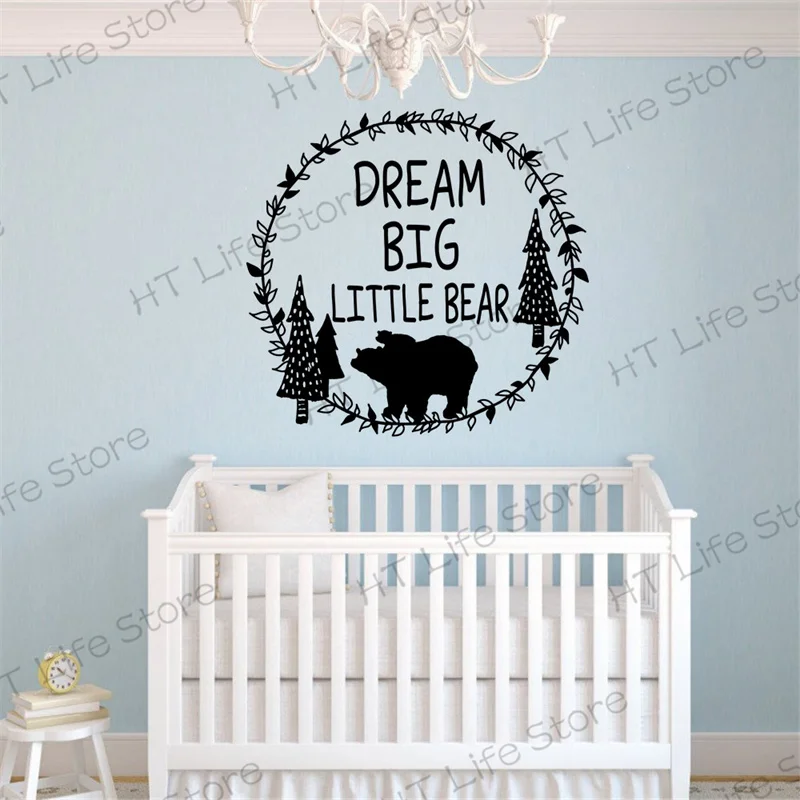 Cartoon Dream Big Little Bear Wall Decal Kids Room Dumbo Animal Inspirational Quote Wall Sticker Fashion Kids Room Decoration
Cartoon Dream Big Little Bear Wall Decal Kids Room Dumbo Animal Inspirational Quote Wall Sticker Fashion Kids Room Decoration