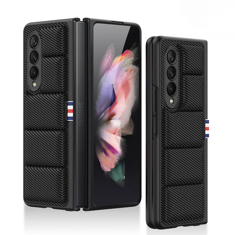 

Anti-drop Luxury Case for Samsung Galaxy Z Fold 3 Case Back Cover for Samsung W22 Scratch Resistant Foldable Protective Sleeve