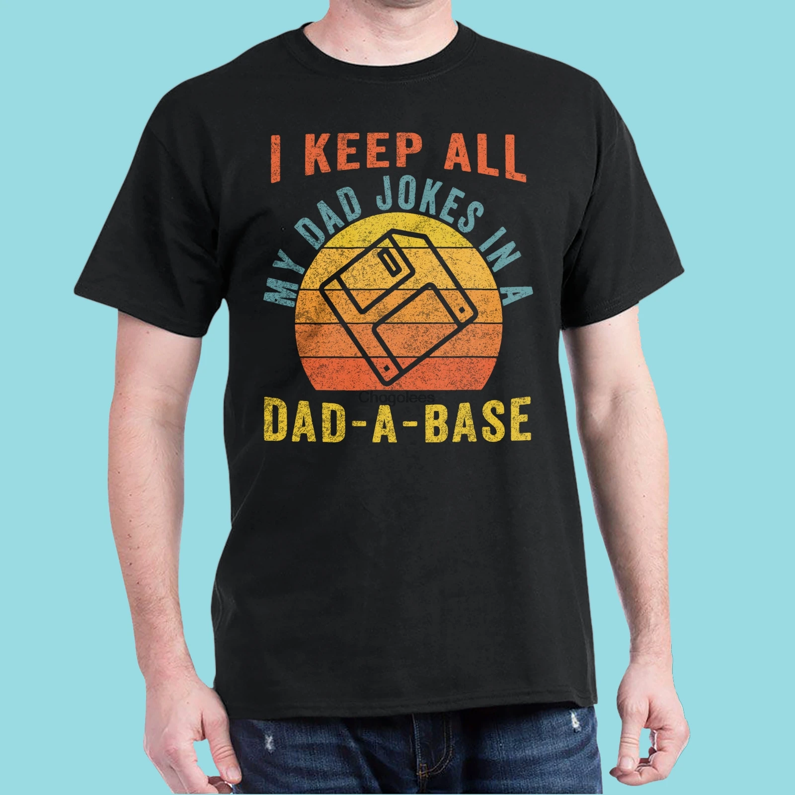 0I держу все мои шутки в винтажной футболке для отца папы |
