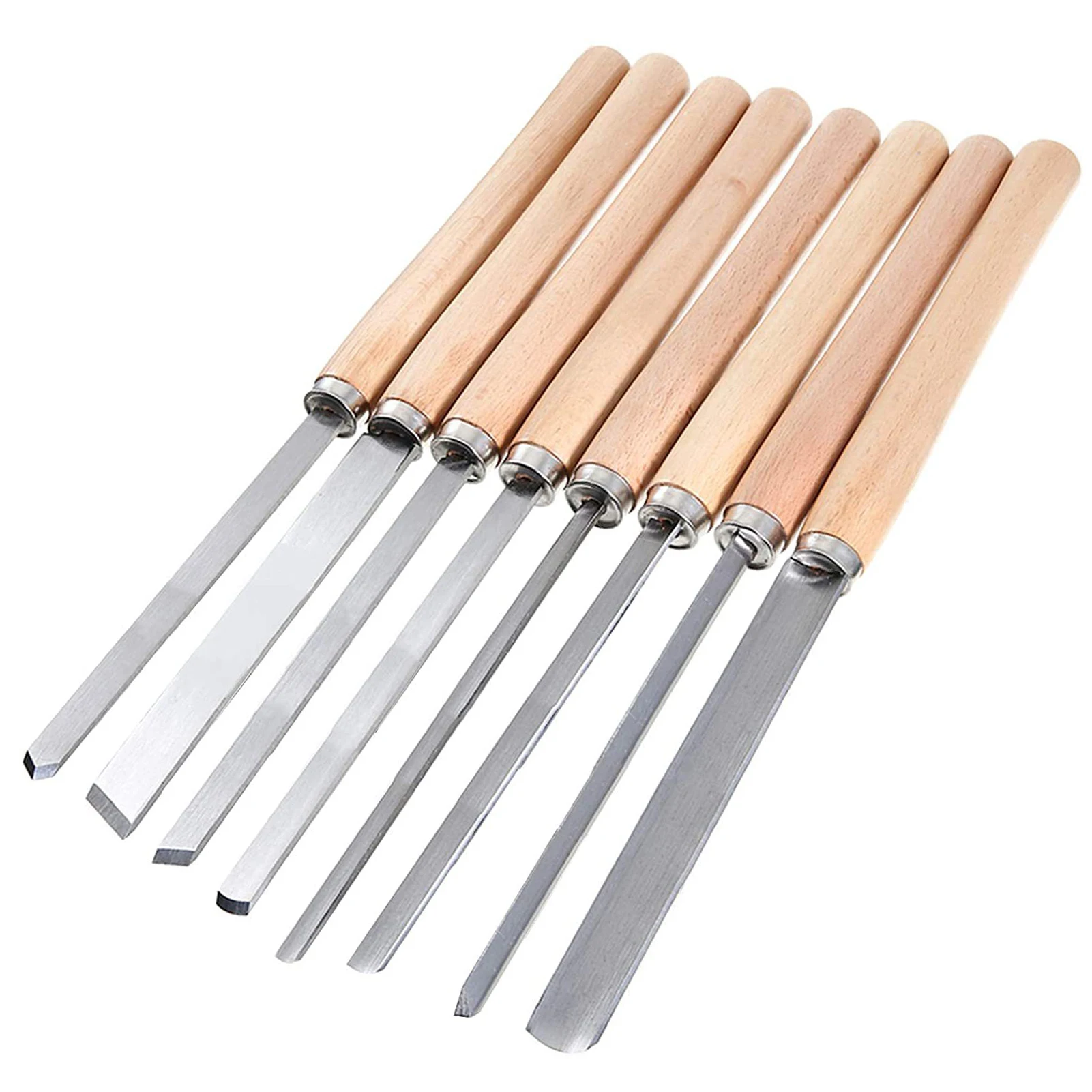 Wood Lathe Chisel Set Wood Carving Chisel Kit 8Pcs Wood Lathe Turning Tools Manganese Steel Chisels For Beginners Professionals
Wood Lathe Chisel Set Wood Carving Chisel Kit 8Pcs Wood Lathe Turning Tools Manganese Steel Chisels For Beginners Professionals
