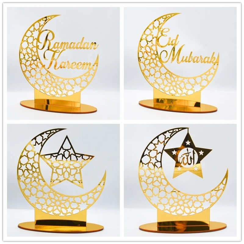 EID Mubarak Acrylic Ornament Ramadan Decoration for Home Islamic Muslim Party Gifts Ramadan Kareem Moon Decor Eid Abaya Al Adha
EID Mubarak Acrylic Ornament Ramadan Decoration for Home Islamic Muslim Party Gifts Ramadan Kareem Moon Decor Eid Abaya Al Adha