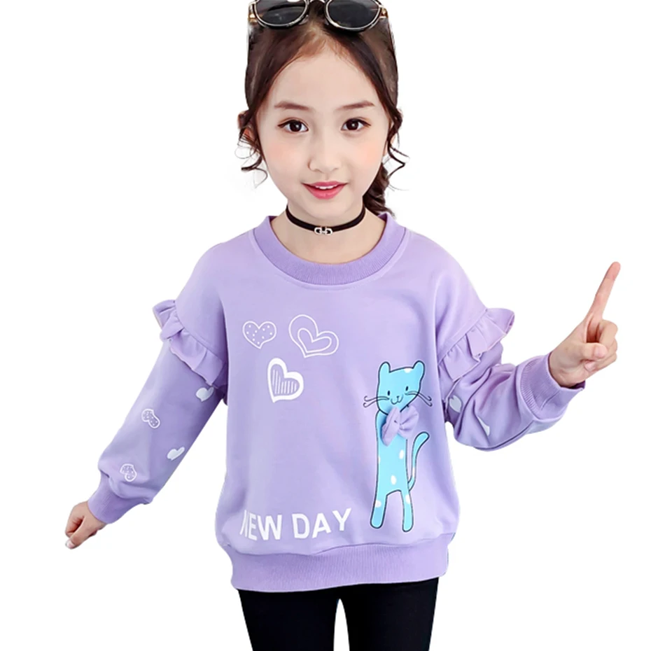 Teenage Kids Sweatshirt Hoodies Autumn Girls Cartoon Print Sweater Baby Children Fashion Outwear Clothes Tees Tops
Teenage Kids Sweatshirt Hoodies Autumn Girls Cartoon Print Sweater Baby Children Fashion Outwear Clothes Tees Tops