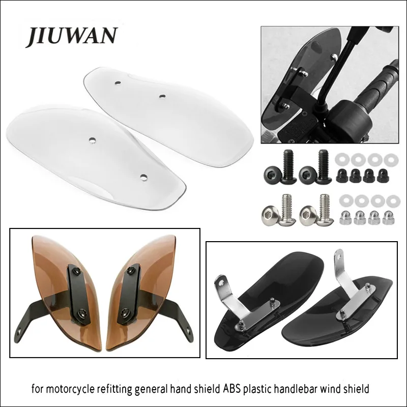 2 Pcs Universal Motorcycle Hand Guards Protector Wind Deflectors Windshield Custom For Harley For Honda For Kawasaki For Suzuki
2 Pcs Universal Motorcycle Hand Guards Protector Wind Deflectors Windshield Custom For Harley For Honda For Kawasaki For Suzuki