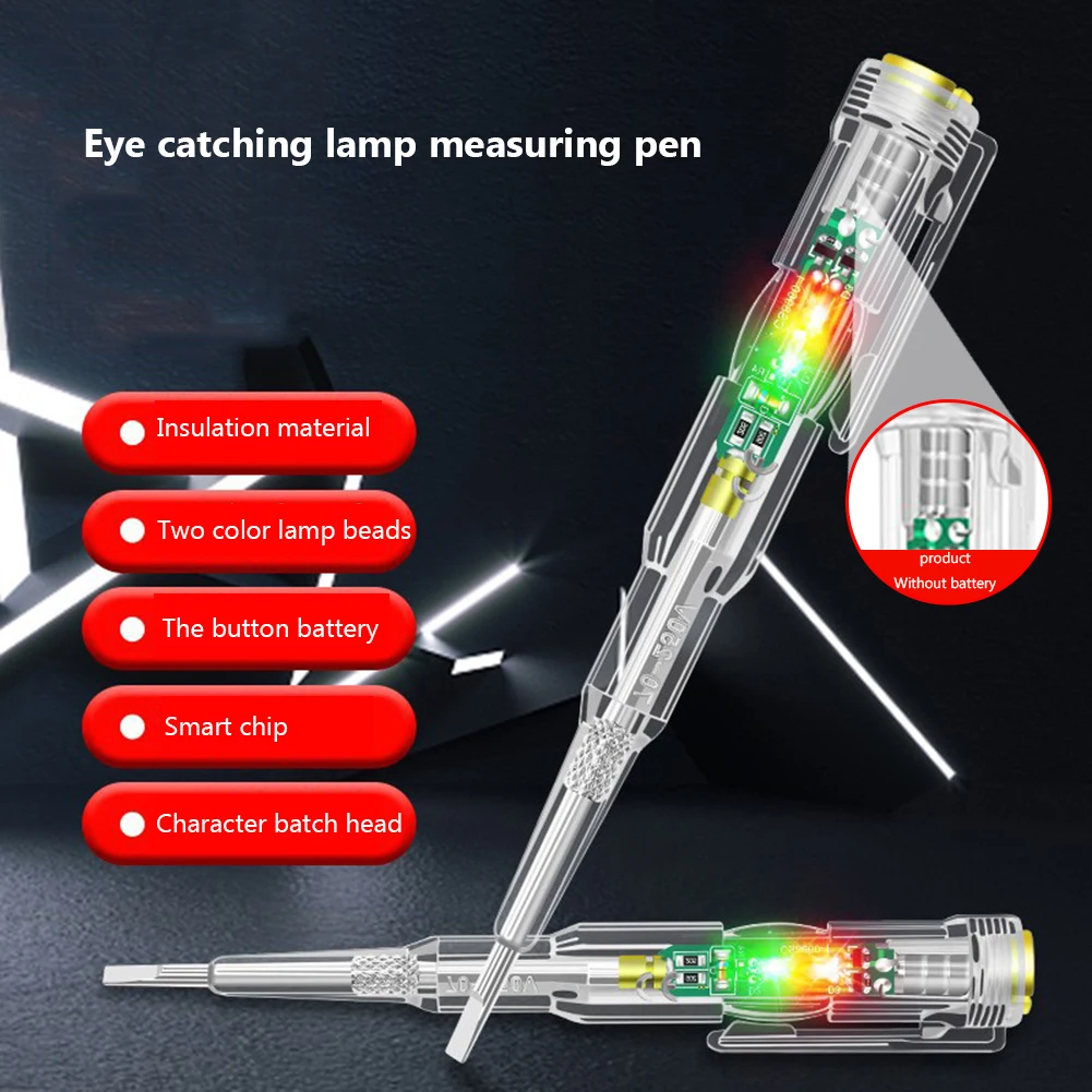 70-250V Car Circuit Tester Pen Electric Screwdriver Induction Voltage Detector Pen Auto Vehicle Gauge Test Car Accessories
70-250V Car Circuit Tester Pen Electric Screwdriver Induction Voltage Detector Pen Auto Vehicle Gauge Test Car Accessories