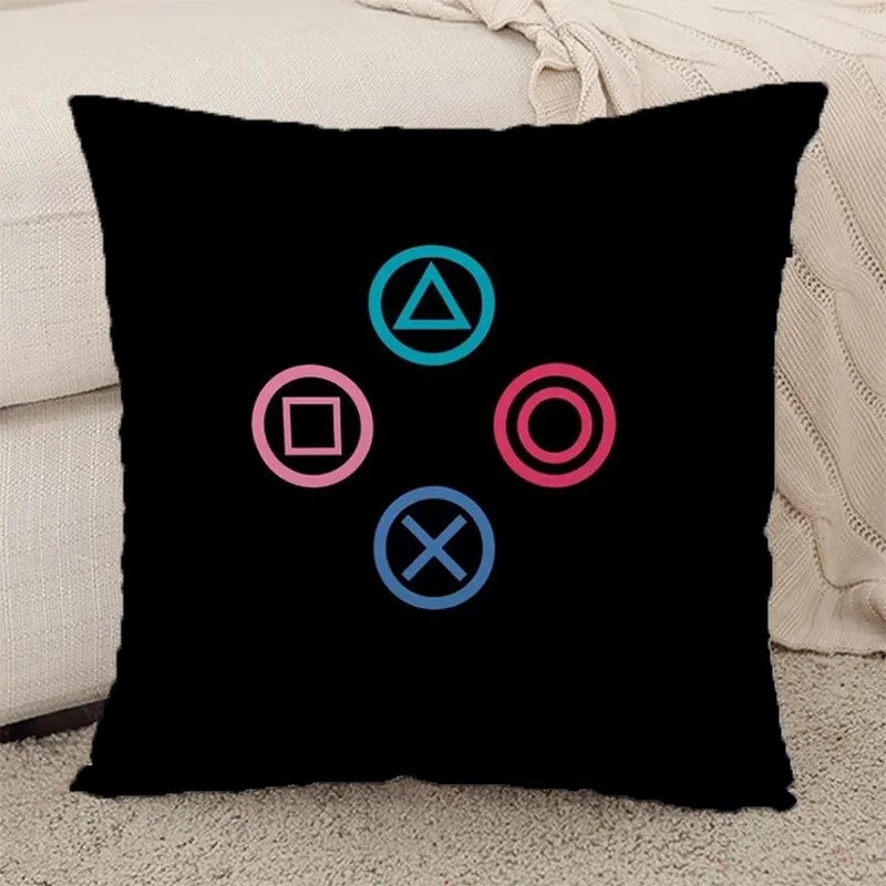 

Body Pillow Cover Playstationes Pilow Cases 45x45 Cushions Covers for Bed Pillows Pillowcase Fall Decor Cushion Sofa Pillowcases