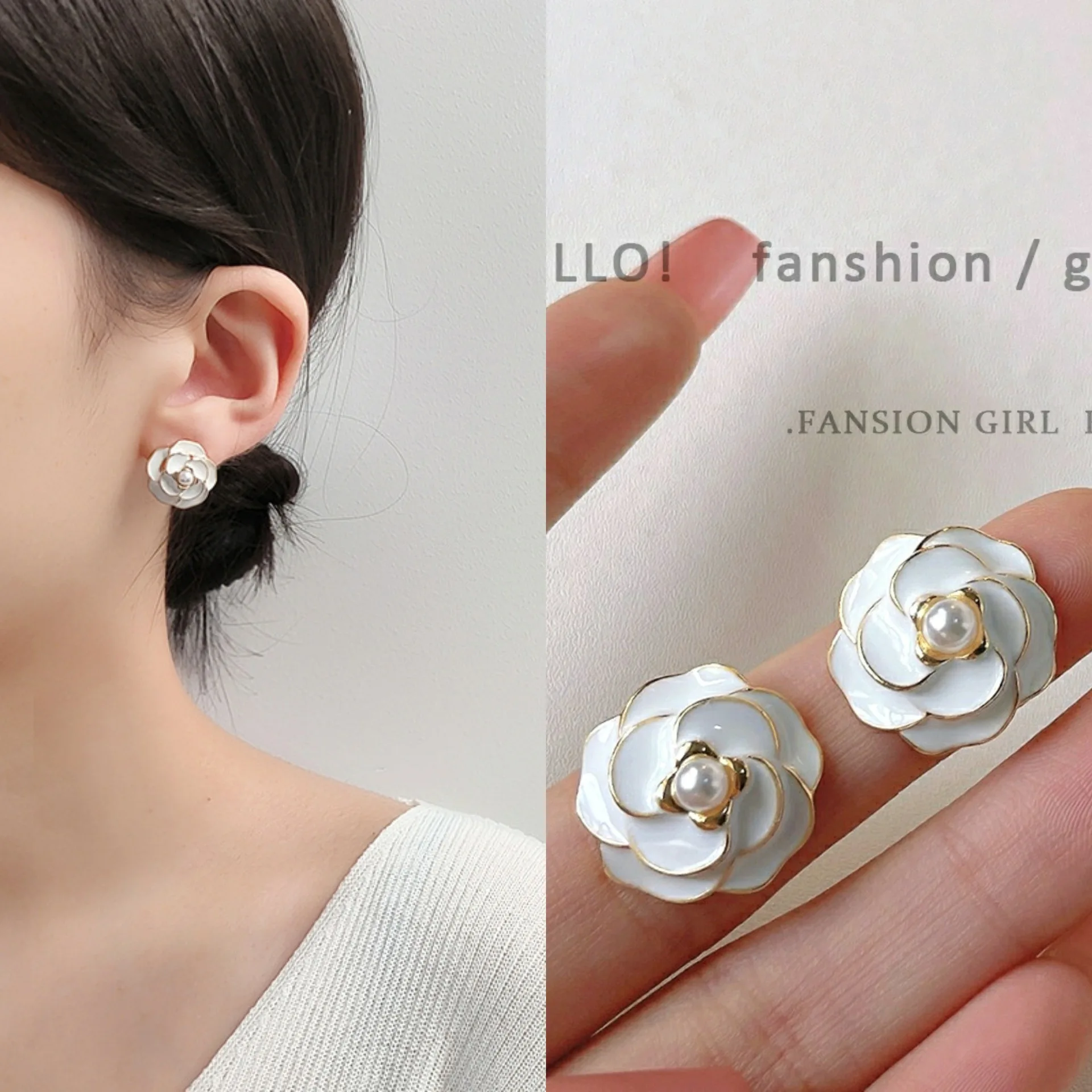 S925 silver needle camelliae ear stud vogue OL partysu earrings rule top grade earring
S925 silver needle camelliae ear stud vogue OL partysu earrings rule top grade earring