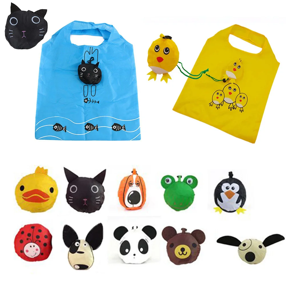 New Cute Animal Shopping Bags Travel Foldable Handbag Tote Grocery Tote Storage Reusable Folding Women Pouch Shopping Bags
New Cute Animal Shopping Bags Travel Foldable Handbag Tote Grocery Tote Storage Reusable Folding Women Pouch Shopping Bags