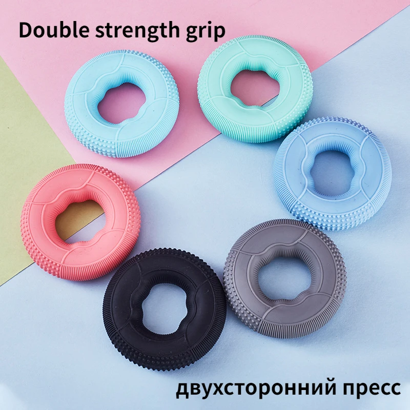 Adjustable Strength Silicone Grip Ring Hand Trainer Finger Recover Training Equipment Arm Muscle Exercise Expander Fitness Grips
Adjustable Strength Silicone Grip Ring Hand Trainer Finger Recover Training Equipment Arm Muscle Exercise Expander Fitness Grips