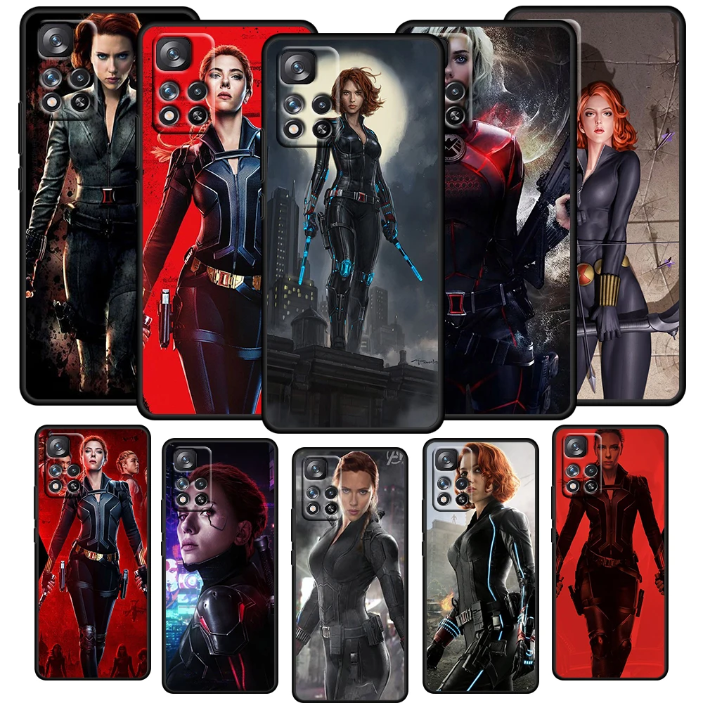 Avengers The Black Widow Case For Xiaomi Redmi Note 11E 11S 11 11T 10 10S 9 9T 9S 8 8T Pro Plus 5G Soft Black Phone Cover Capa
Avengers The Black Widow Case For Xiaomi Redmi Note 11E 11S 11 11T 10 10S 9 9T 9S 8 8T Pro Plus 5G Soft Black Phone Cover Capa