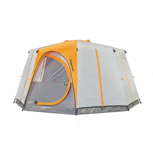 Coleman 13 'x 13' 8-местная восьмиугольная кабина палатка с полным нахлыстом и разделителем комнаты
Coleman 13 'x 13' 8-местная восьмиугольная кабина палатка с полным нахлыстом и разделителем комнаты