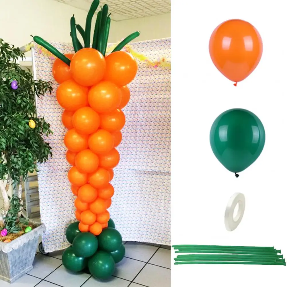 60Pcs Easter Balloon Inflatable Bright Color DIY Carrot Latex Ballon Festival Party Decoration Kids Birthday Party Decor Globos
60Pcs Easter Balloon Inflatable Bright Color DIY Carrot Latex Ballon Festival Party Decoration Kids Birthday Party Decor Globos