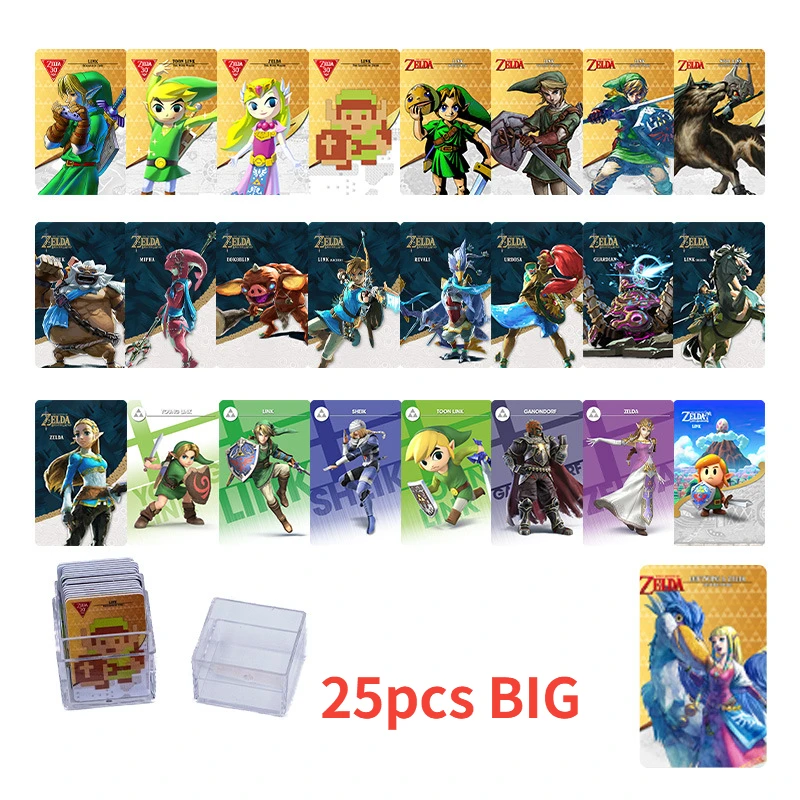 Amiibo Linkage Card The Legend of Zelda Breath of The Wild Calamity Apocalypse 25pcs Set Spiel Sammlung Free Shipping Items
Amiibo Linkage Card The Legend of Zelda Breath of The Wild Calamity Apocalypse 25pcs Set Spiel Sammlung Free Shipping Items