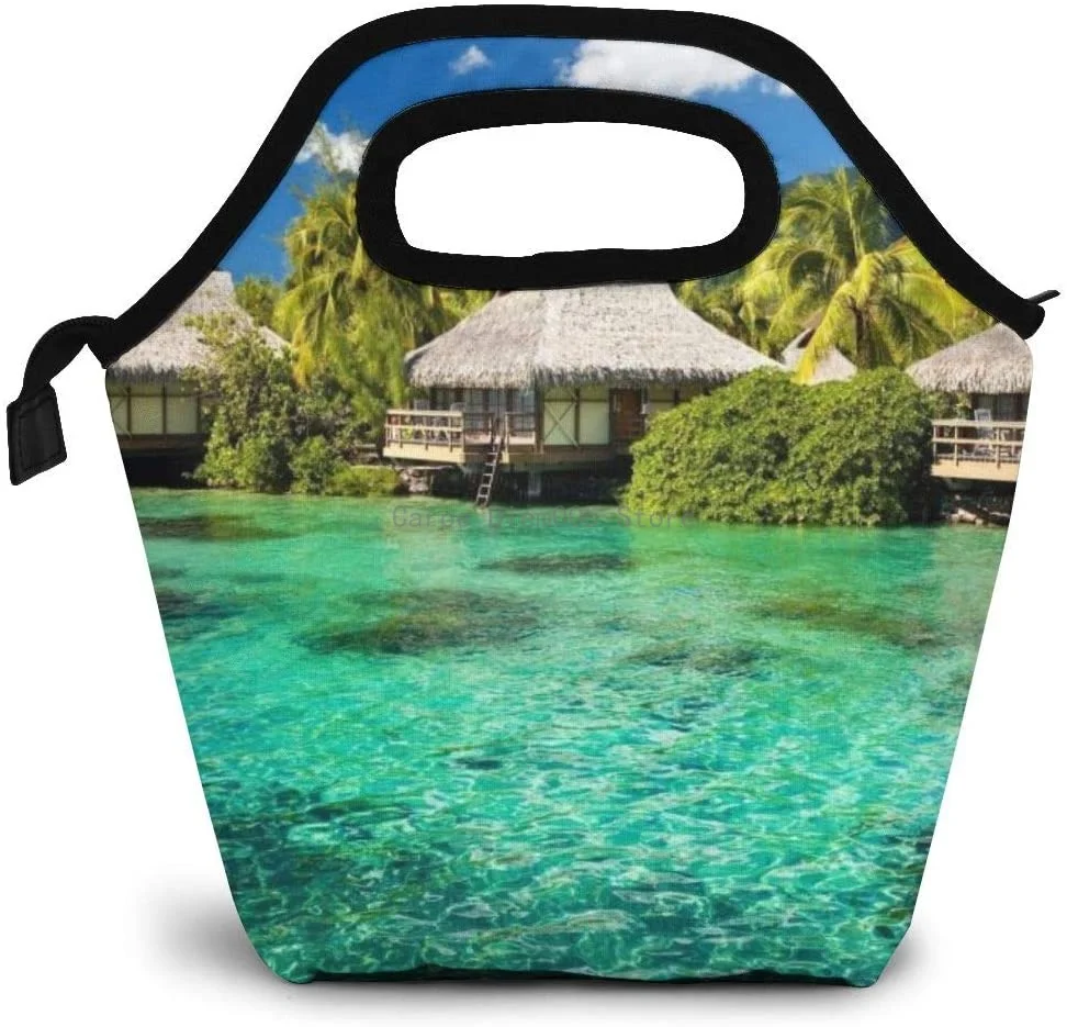 Beach Scenes Lunch Box Bag Picnic School Tote, Reusable Insulated Cooler Ice Lunchbox Tote Bag Handbag for Men Women
Beach Scenes Lunch Box Bag Picnic School Tote, Reusable Insulated Cooler Ice Lunchbox Tote Bag Handbag for Men Women