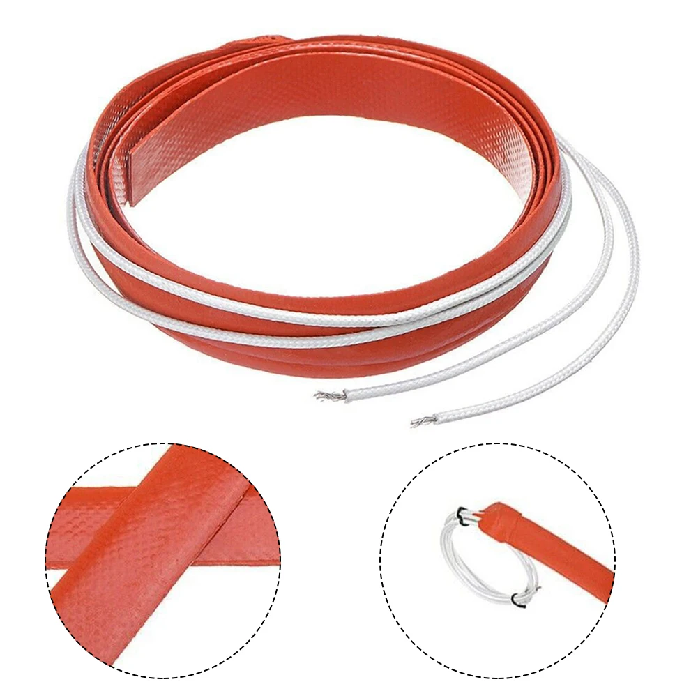 Quick Heat Silicone Heating Pad Flexible Heater Mat Space Heater Wires Warming Accessories 24V 150W 12x500mm
Quick Heat Silicone Heating Pad Flexible Heater Mat Space Heater Wires Warming Accessories 24V 150W 12x500mm