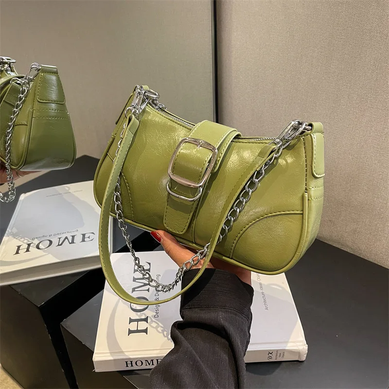 Chain Shoulder Underarm Bags for Women Leather Female New 2023 Spring Trend Fashion Crossbody Bag Armpit Handbag Small
Chain Shoulder Underarm Bags for Women Leather Female New 2023 Spring Trend Fashion Crossbody Bag Armpit Handbag Small