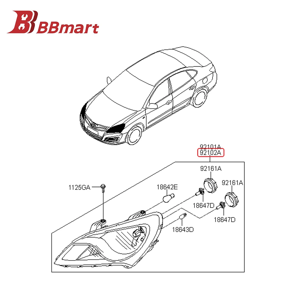 92102-0Q500 BBmart Auto Parts 1 Pcs Head Light LED Headlamp Right For Hyundai ELANTRA ELECTRIC 18 ELANTRA HD 11 Car Accessories
92102-0Q500 BBmart Auto Parts 1 Pcs Head Light LED Headlamp Right For Hyundai ELANTRA ELECTRIC 18 ELANTRA HD 11 Car Accessories