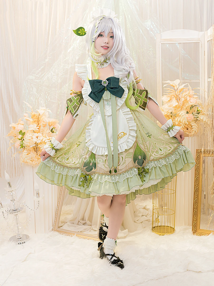 Anime Genshin Impact Nahida Game Suit Maid Outfit Cute Dress Lolita Uniform Cosplay Costume Women Halloween Carnival 2022 New
Anime Genshin Impact Nahida Game Suit Maid Outfit Cute Dress Lolita Uniform Cosplay Costume Women Halloween Carnival 2022 New