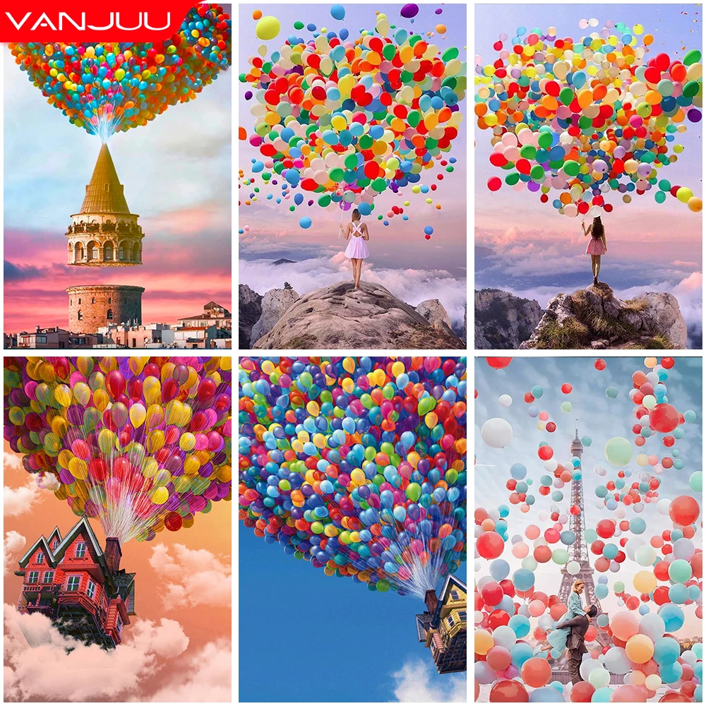DIY 5D Diamond Painting Balloons Diamond Mosaic Landscape Rhinestones Embroidery Full Round Diamond Cross Stitch Kit Home Decor
DIY 5D Diamond Painting Balloons Diamond Mosaic Landscape Rhinestones Embroidery Full Round Diamond Cross Stitch Kit Home Decor