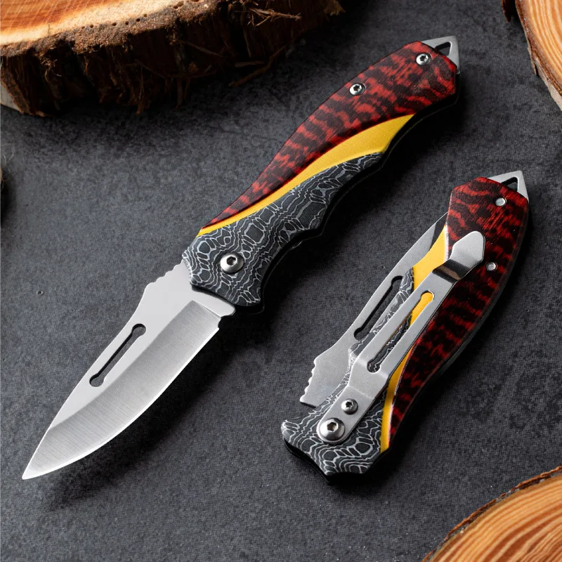 

Classic exclusive outdoor multi-functional stainless steel knife mini portable high hardness household folding fruit knife