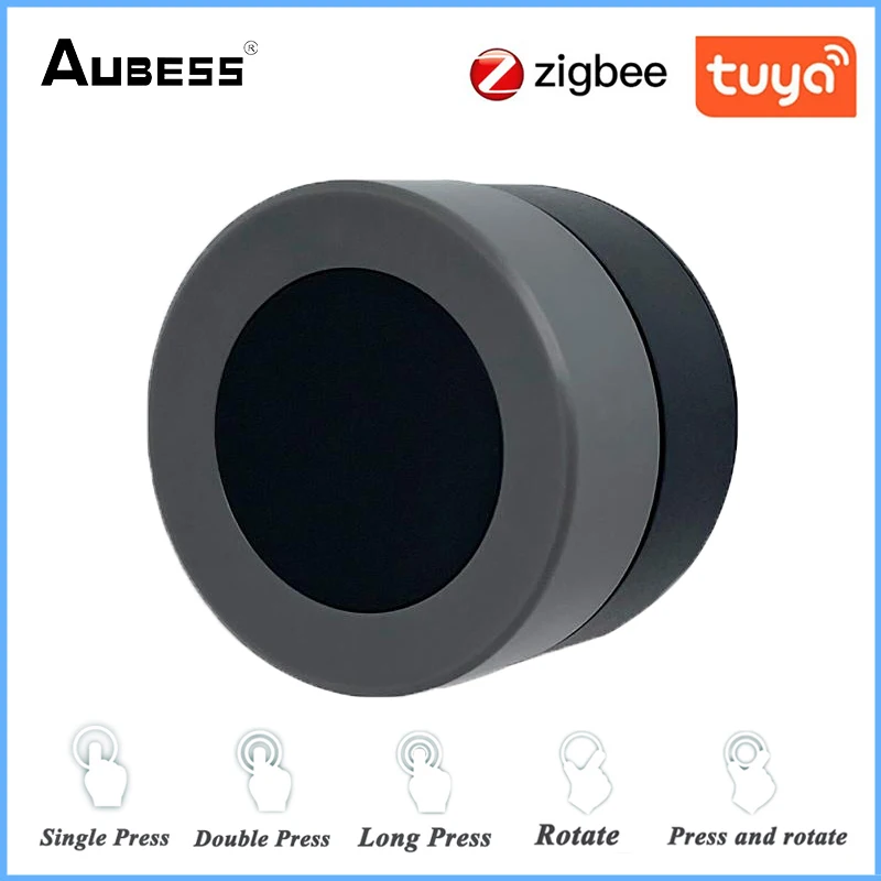 Aubess Tuya ZigBee Smart Knob Switch Smart Home Automation Scene Wireless Remote Switch,For Tuya Smart Life APP Battery Powered
Aubess Tuya ZigBee Smart Knob Switch Smart Home Automation Scene Wireless Remote Switch,For Tuya Smart Life APP Battery Powered