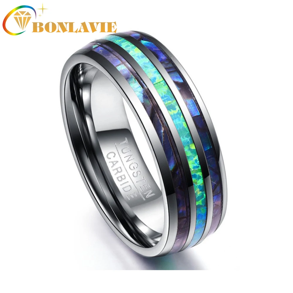 BONLAVIE European and American Hot Fashion Tungsten Steel Ring Simple Inlaid Shell Tungsten Gold Men's Ring
BONLAVIE European and American Hot Fashion Tungsten Steel Ring Simple Inlaid Shell Tungsten Gold Men's Ring