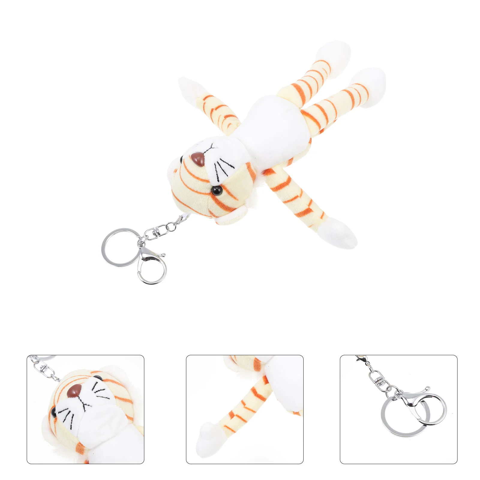 Mini Stuffed Animals Tiger Keychain Bag Pendant Cartoon Pendants Hanging Decor Decors Miss Keychains
Mini Stuffed Animals Tiger Keychain Bag Pendant Cartoon Pendants Hanging Decor Decors Miss Keychains
