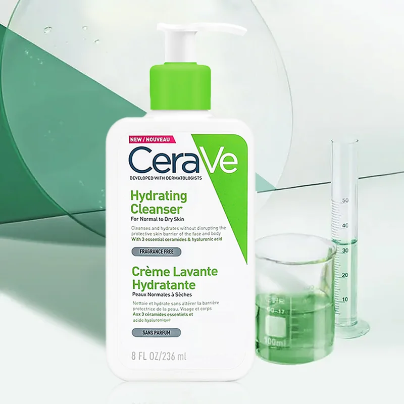 CeraVe Hydrating Facial Cleanser Moisturizing Non-drying Non-Foaming Gentle Face Wash with Hyaluronic Acid Ceramides 236ml
CeraVe Hydrating Facial Cleanser Moisturizing Non-drying Non-Foaming Gentle Face Wash with Hyaluronic Acid Ceramides 236ml