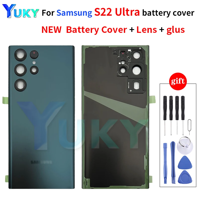 Корпус для Samsung Galaxy S22 Ultra, 6,8 дюйма, задняя крышка батарейного отсека, стеклянный корпус для Galaxy S22Ultra с рамкой для объектива камеры
Корпус для Samsung Galaxy S22 Ultra, 6,8 дюйма, задняя крышка батарейного отсека, стеклянный корпус для Galaxy S22Ultra с рамкой для объектива камеры