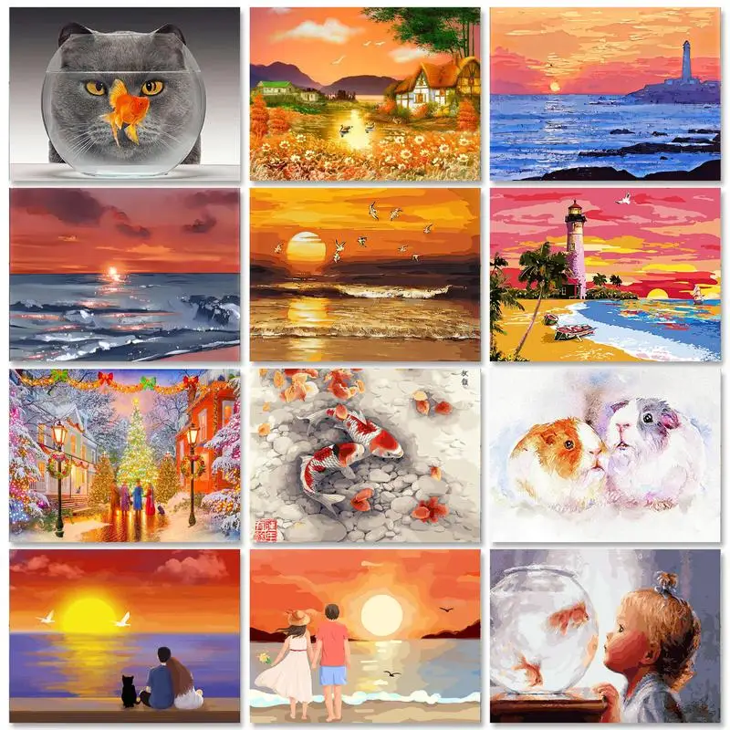 RUOPOTY Modern Painting By Numbers Kits Goldfish And Kids Diy Crafts Handpainted Picture By Numbers For Home Decoration
RUOPOTY Modern Painting By Numbers Kits Goldfish And Kids Diy Crafts Handpainted Picture By Numbers For Home Decoration