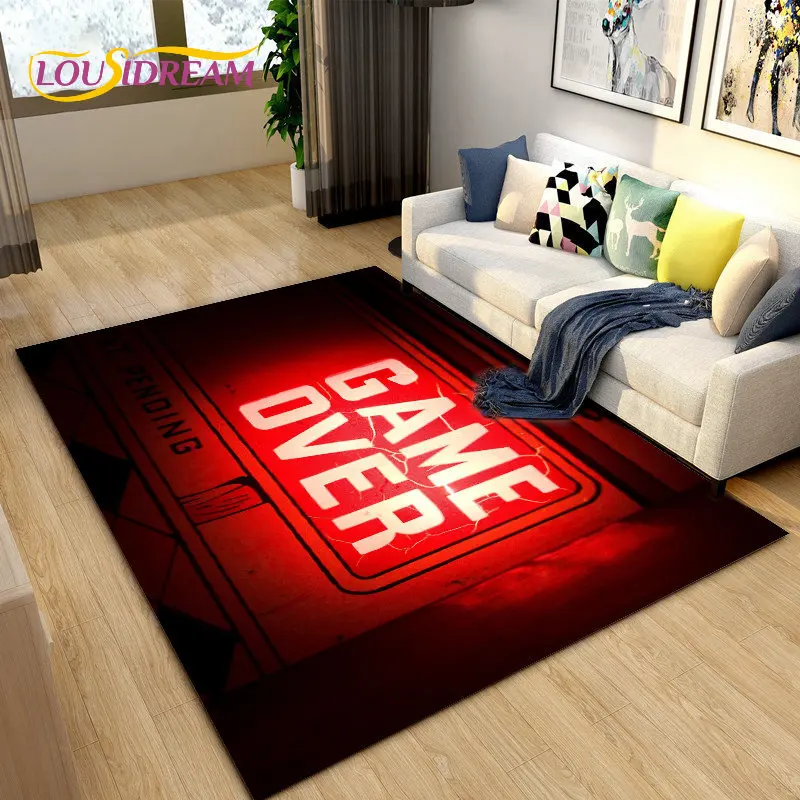 3D Cartoon Gamer Game Over Area Rug Large,Carpet Rug for Living Bedroom Sofa Doormat Decoration,Children Play Non-slip Floor Mat
3D Cartoon Gamer Game Over Area Rug Large,Carpet Rug for Living Bedroom Sofa Doormat Decoration,Children Play Non-slip Floor Mat