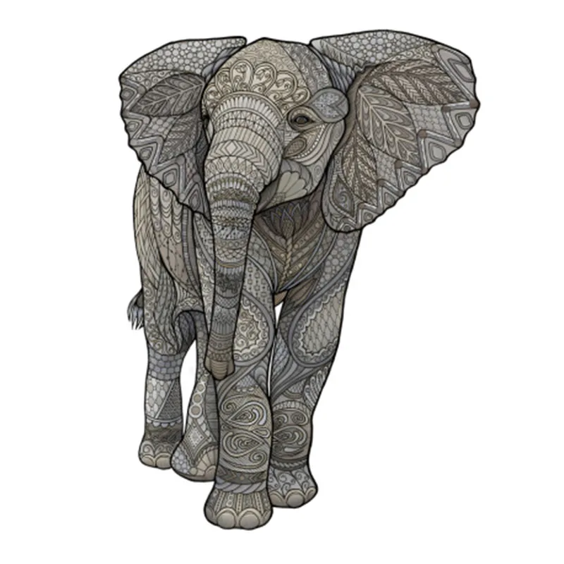 Alien Irregular Design Animal Shaped Piece Wooden Puzzle Series Gray Elephant Kids Montessori Floor Game Jigsaw Gift Box
Alien Irregular Design Animal Shaped Piece Wooden Puzzle Series Gray Elephant Kids Montessori Floor Game Jigsaw Gift Box