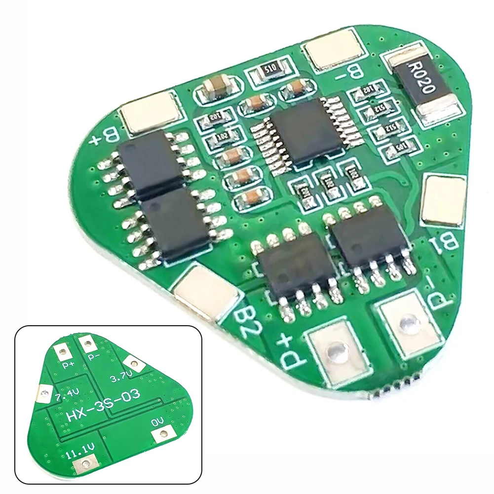 3S 12V Lithium Battery Circuit Charging Protection Board 11.1V Overcharge Over-Discharge Protect For Electric Power Tool
3S 12V Lithium Battery Circuit Charging Protection Board 11.1V Overcharge Over-Discharge Protect For Electric Power Tool