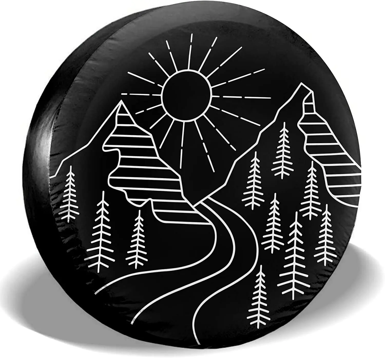Lobani Mountain Design Camper Spare Tire Cover Protectors Weatherproof Universal Wheel Tire Covers for Rv SUV Rv Strailer Truck
Lobani Mountain Design Camper Spare Tire Cover Protectors Weatherproof Universal Wheel Tire Covers for Rv SUV Rv Strailer Truck