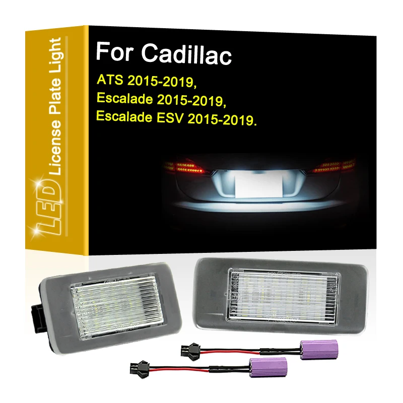 LED Number Plate Lamp For Cadillac ATS 2015-2019 Escalade 2015-2019 Escalade ESV 2015-2019 White License Plate Light Assembly
LED Number Plate Lamp For Cadillac ATS 2015-2019 Escalade 2015-2019 Escalade ESV 2015-2019 White License Plate Light Assembly