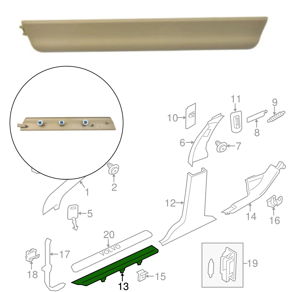 Auto Interior Part Purlined Floor Strip Auto Car 39810366 ABS Purlined Floor Bead Strip 1 Piece None Brand New
Auto Interior Part Purlined Floor Strip Auto Car 39810366 ABS Purlined Floor Bead Strip 1 Piece None Brand New