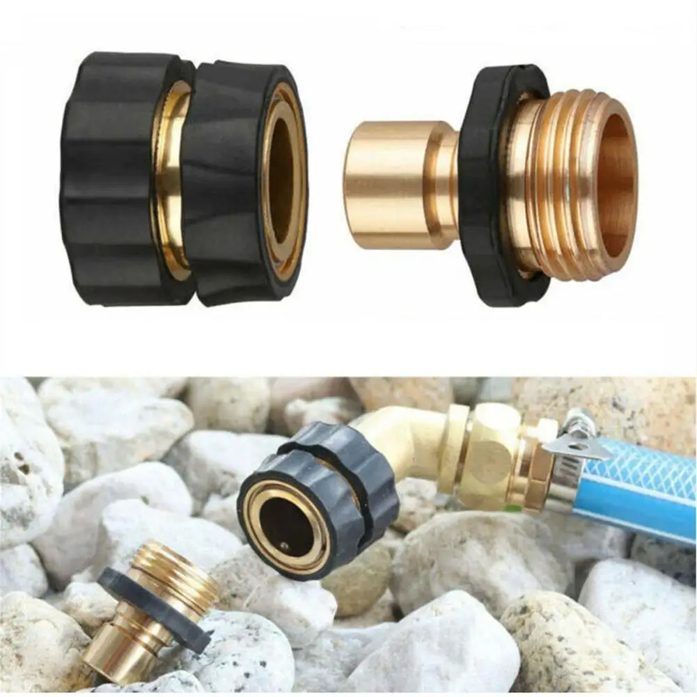 2023 4 Pair 3/4 Inch Garden Hose Fitting Quick Connector Male Female Set Brass Hose Fitting Adapter Connector Kit
2023 4 Pair 3/4 Inch Garden Hose Fitting Quick Connector Male Female Set Brass Hose Fitting Adapter Connector Kit